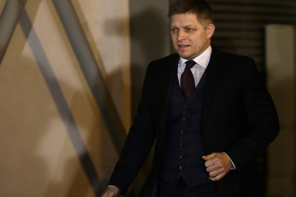 le slovaque fico nommé nouveau premier ministre lors de la cérémonie d’investiture 
